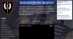 Desktop Screenshot of adelaideswordacademy.com